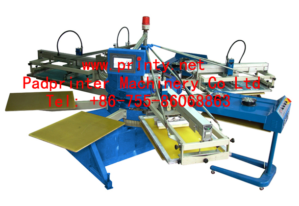 Automatic rotary 4~6 colour 8 station t-shirt silk screen printer, fully automatic 4~8 color 10 station rotary screen printing machine