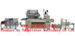 Roll to roll screen printer,Fully automatic roll to roll screen printing machine equipments,Roll to roll single color screen printing production line